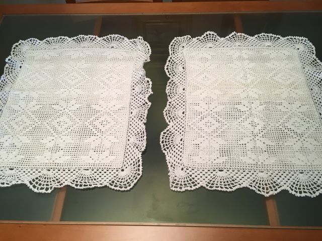 Ganchillo (colchas, manteles, fundas almohadones)