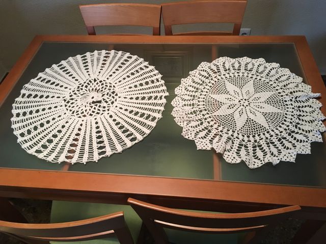 Ganchillo (colchas, manteles, fundas almohadones)