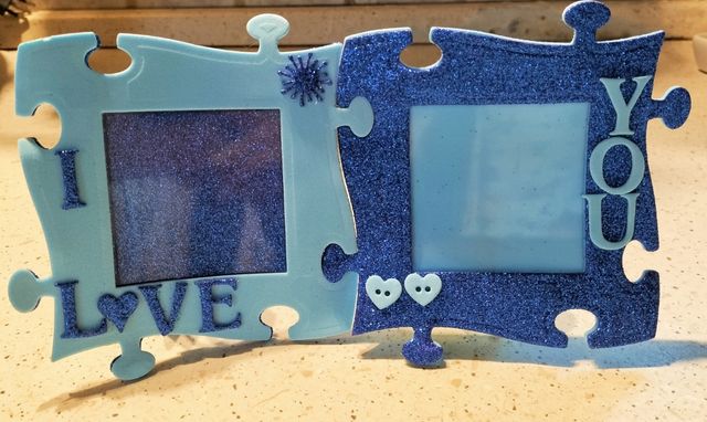 Cornice puzzle amore