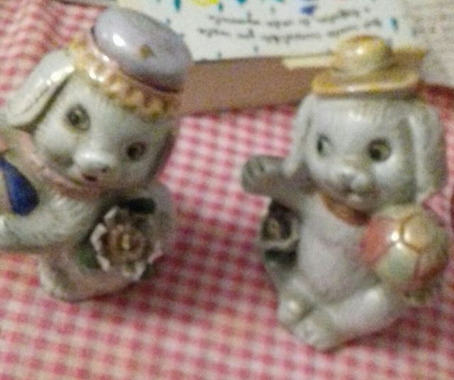 gatos porcelana