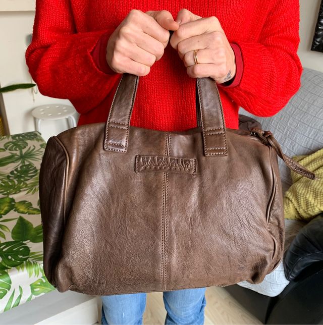 Bolso de piel Napapijri