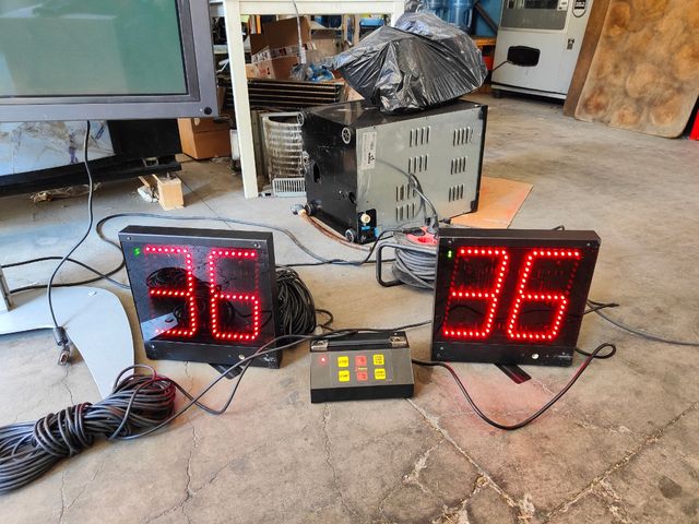 Marcador cuenta atrás ,con bocina final