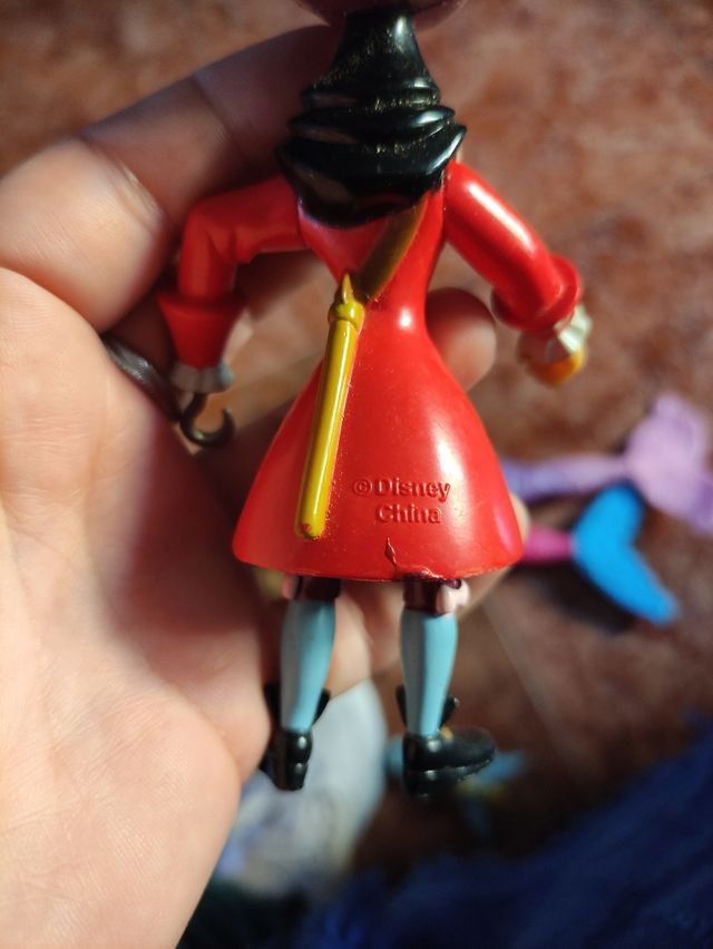 lote figuras Jack y los piratas de nunca jamás