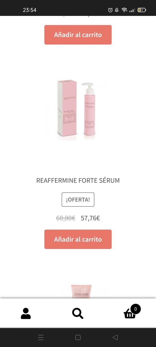 crema reafirmante corporal D'Lucanni