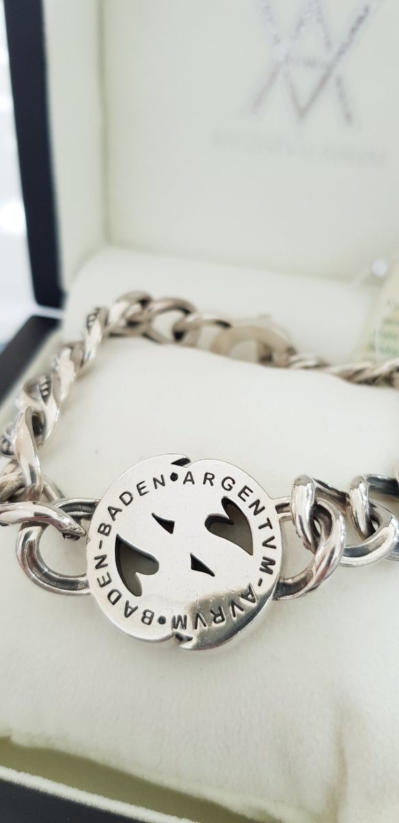 Pulsera unisex diamantes plata oro nuevo a estrena