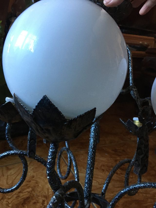 Lámpara de forja , vintage