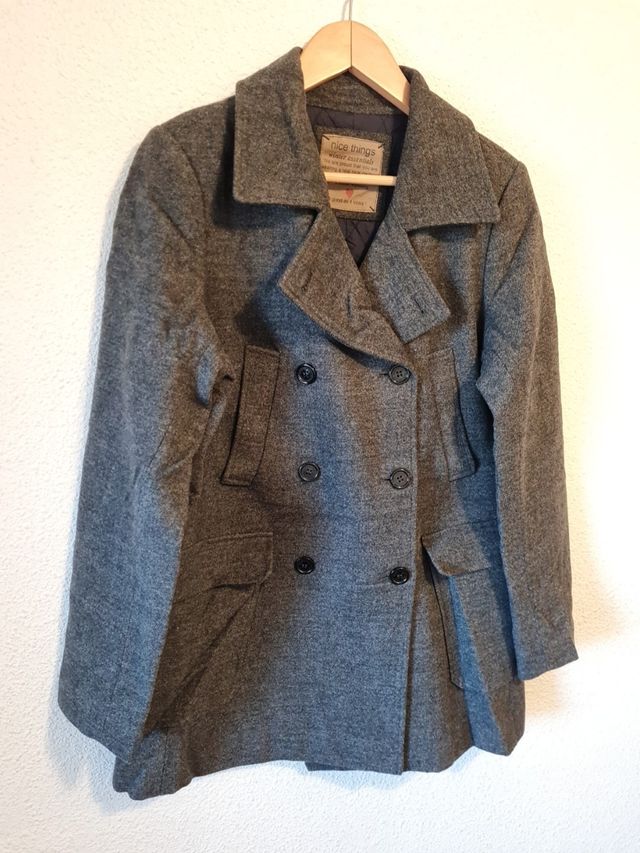 Chaqueton marinero GRIS  T/38    *NICE THINGS*