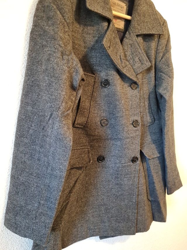 Chaqueton marinero GRIS  T/38    *NICE THINGS*