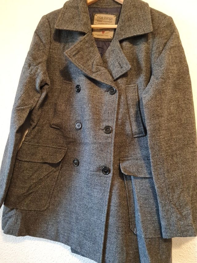 Chaqueton marinero GRIS  T/38    *NICE THINGS*