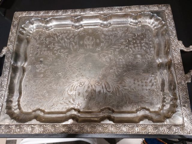 bandeja,tetera y lechera