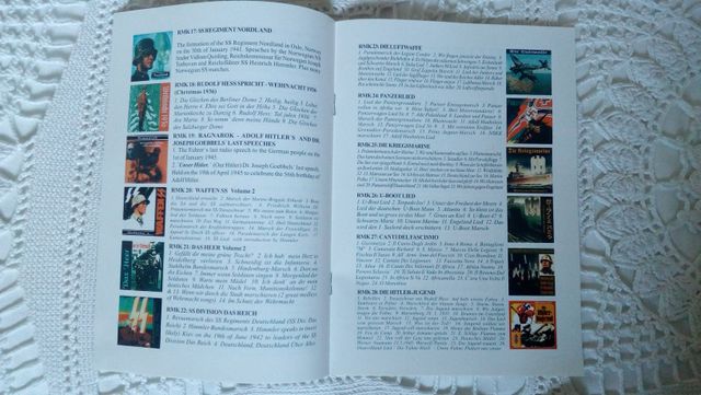 Catálogo Librería Europa Tercer Reich Nazi Hitler