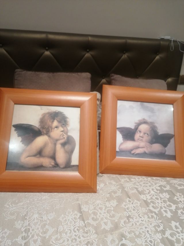 Preciosos cuadros ángeles .