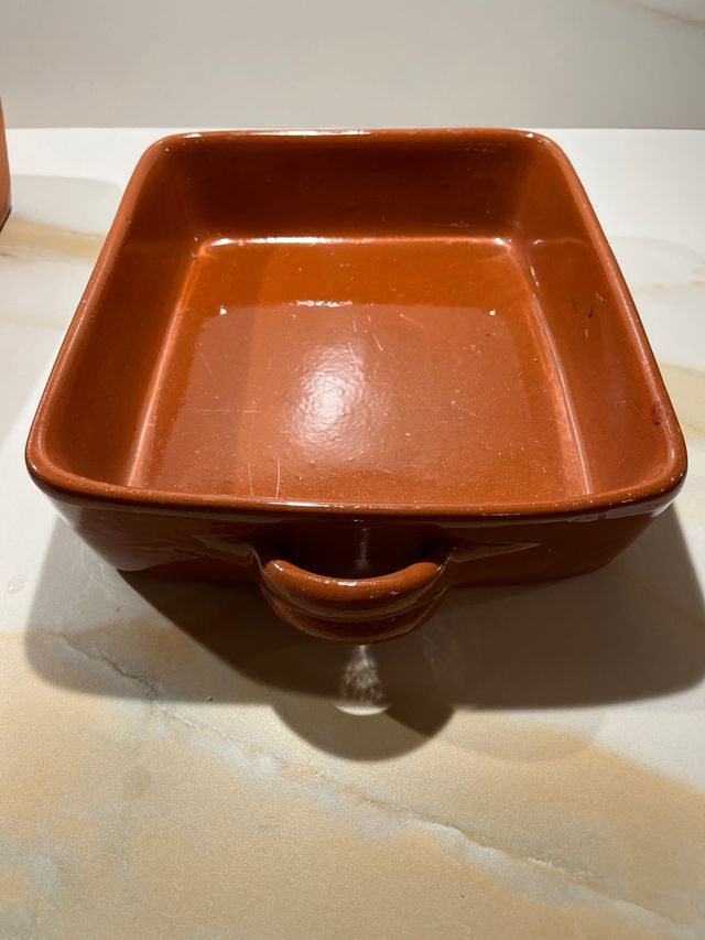 Fuente de horno terracota