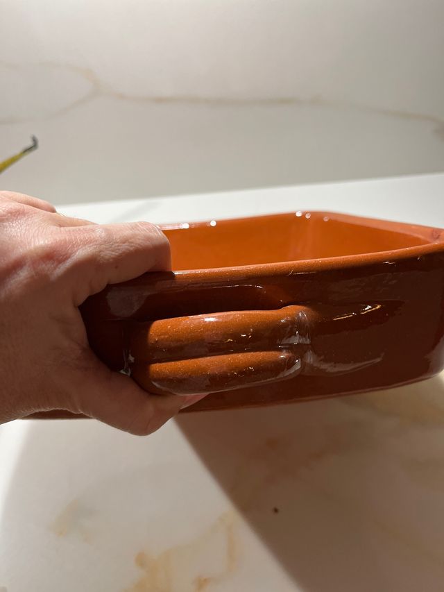 Fuente de horno terracota