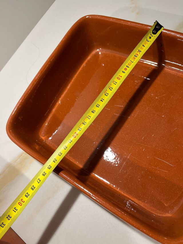 Fuente de horno terracota