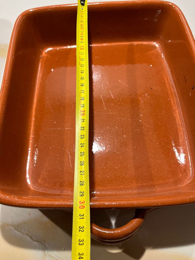 Fuente de horno terracota