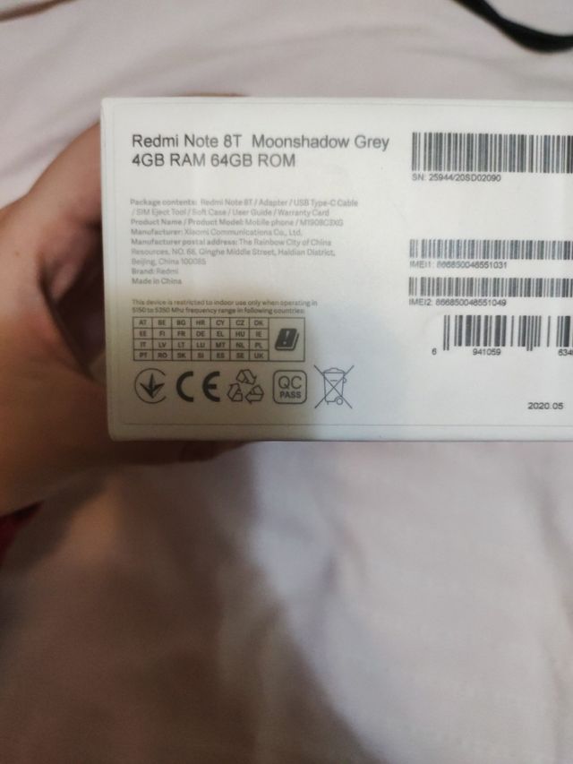 XIAOMI REDMI NOTE 8T