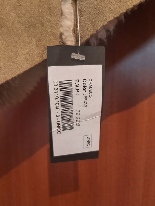 Chaleco talla única - Nuevo sin estrenar 