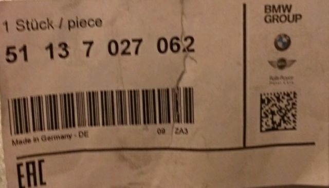 Rejillas BMW serie 5