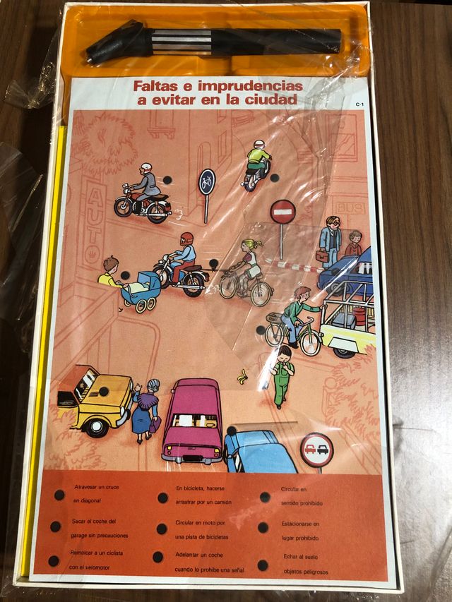 Juego antiguo el dedo sabio conducta vial educa  