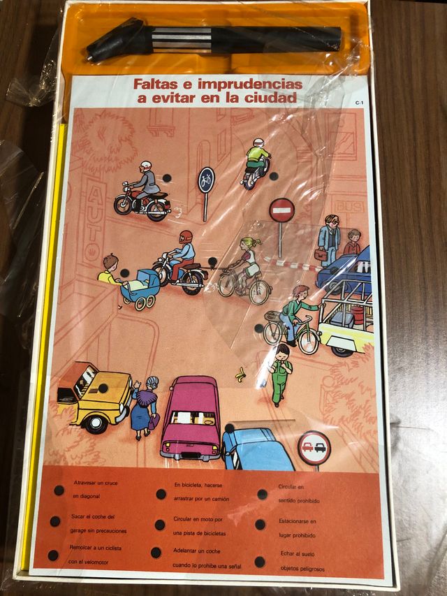 Juego antiguo el dedo sabio conducta vial educa  