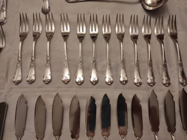 Cubertería de alpaca