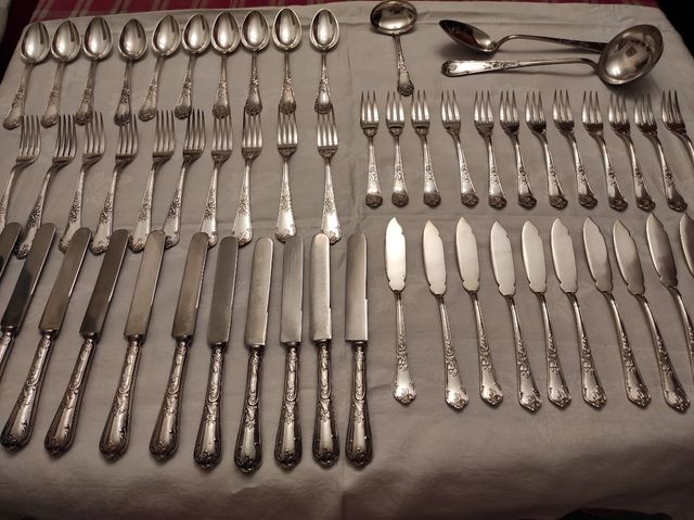 Cubertería de alpaca