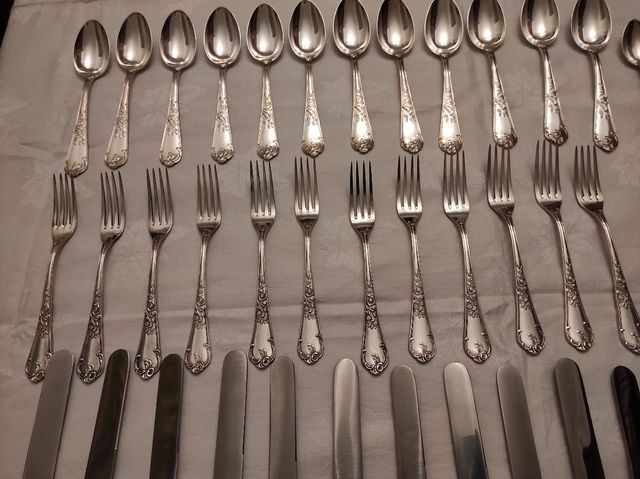 Cubertería de alpaca