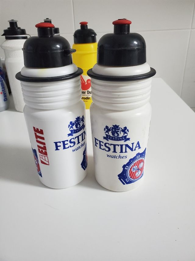botellin de ciclismo festina