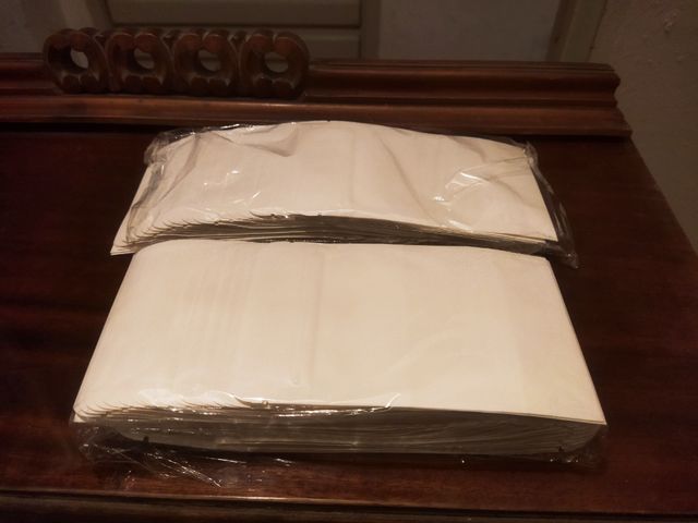 Bolsas de papel blanco