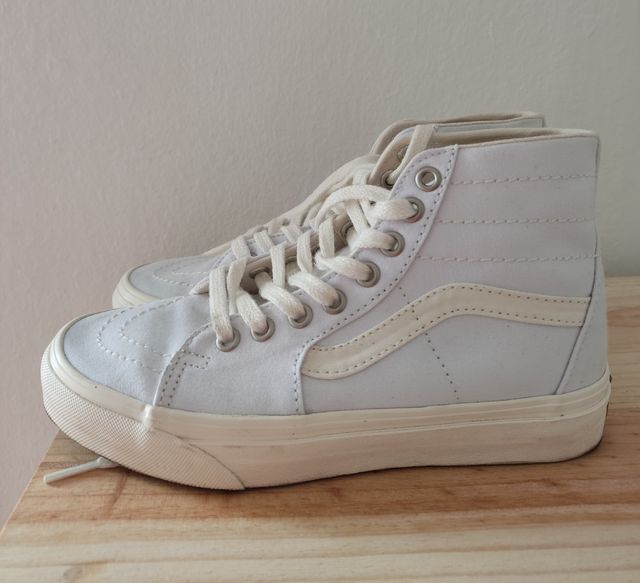 Zapatillas VANS blancas altas