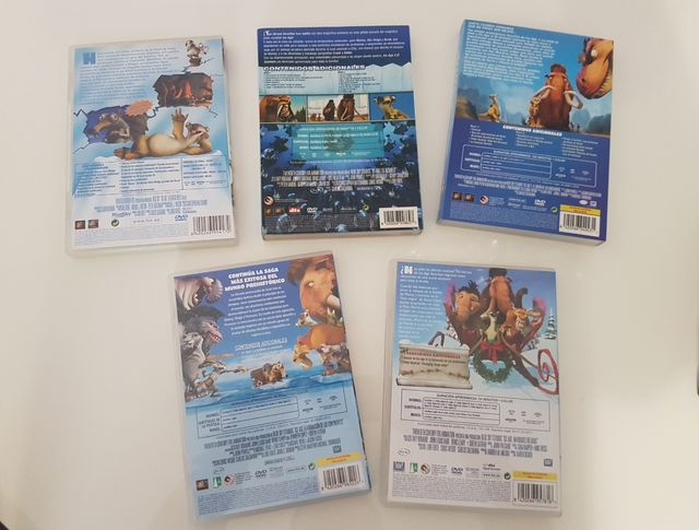 Lote Ice Age. 5 películas DVD