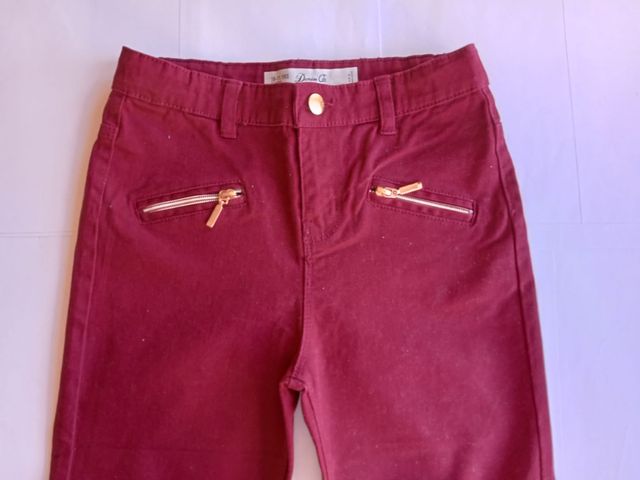 Pantalón granate niña talla 146