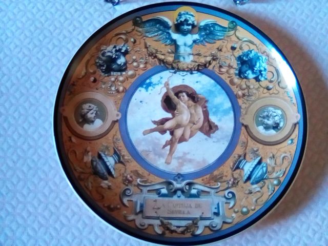 PLATO CERÁMICA LA CARTUJA DE SEVILLA