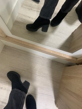 Botín calcetín, Bershka talla 36 de segunda mano por 15 EUR en Valladolid  en WALLAPOP