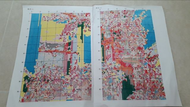 Lote 7 gráficos Punto de Cruz