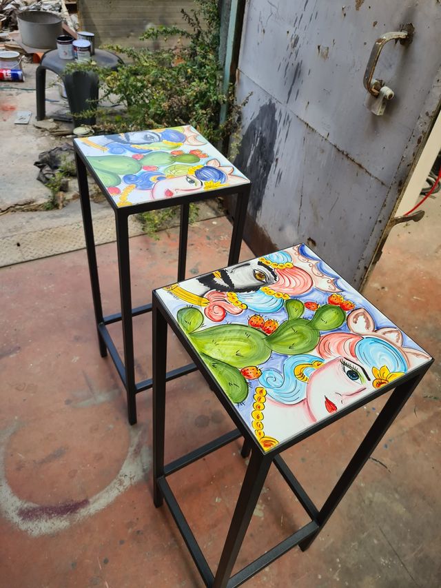 Tavolo ferro battuto