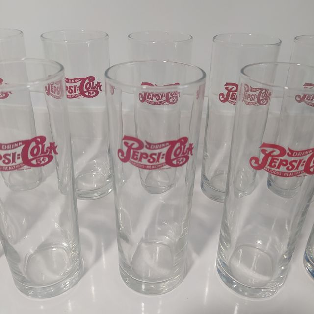 Vasos originales de Pepsi años 60