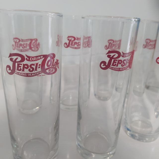 Vasos originales de Pepsi años 60