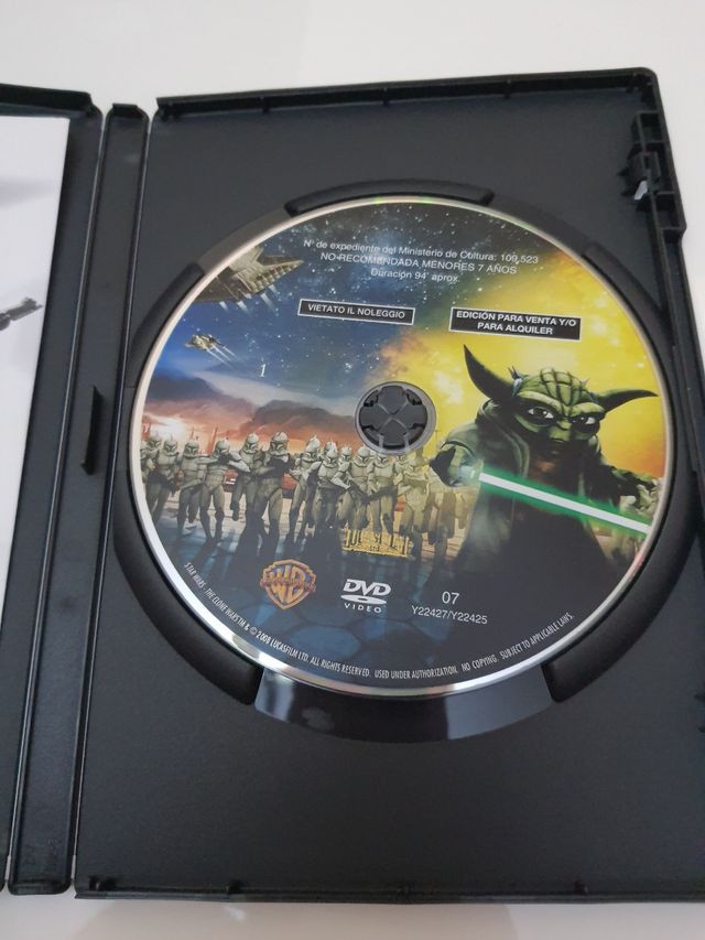 The clon wars. Película DVD