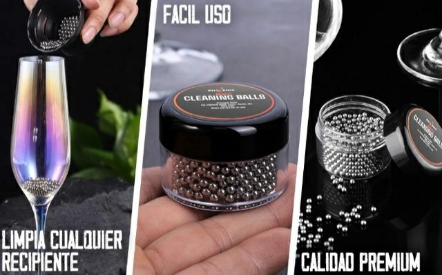 Perlas Limpiadoras para recipientes de Cristal