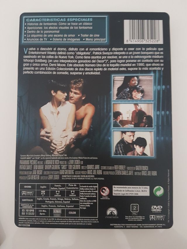 Ghost Edición especial caja metálica 2 discos DVD