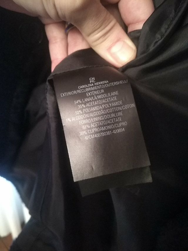 CHAQUETA CAROLINA HERRERA