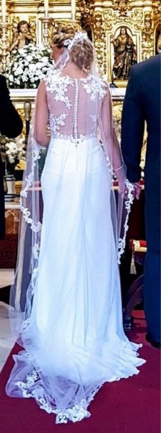 Espectacular traje de novia