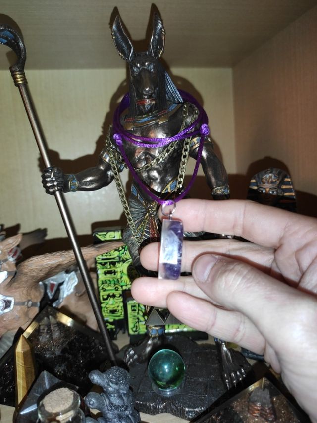 Ciondolo in ametista naturale con Reiki