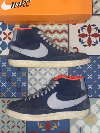 Nike Blazer azul y gris talla 41 de segunda mano por 28 EUR en Vila-Seca en  WALLAPOP