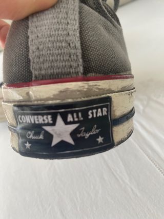 Converse grises edicion limitada chuck 70 Canvas w de segunda mano por 60  EUR en Madrid en WALLAPOP
