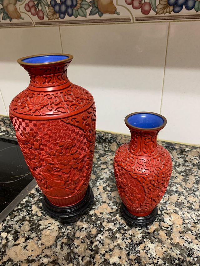 Conjunto de jarrones