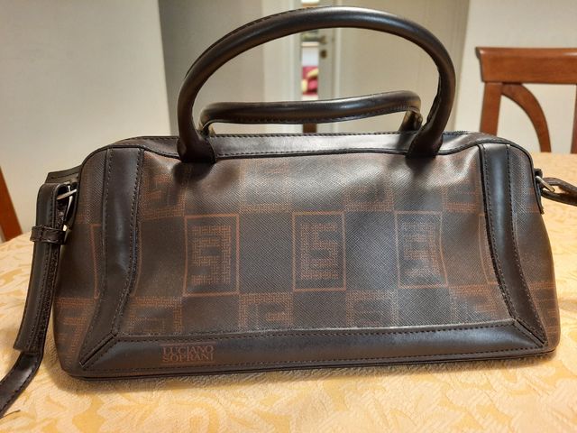 Borsa Luciano Soprani, colore testa di moro.