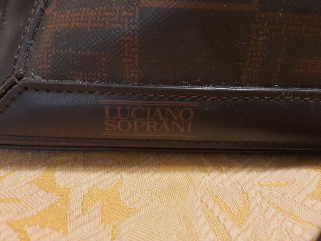 Borsa Luciano Soprani, colore testa di moro.